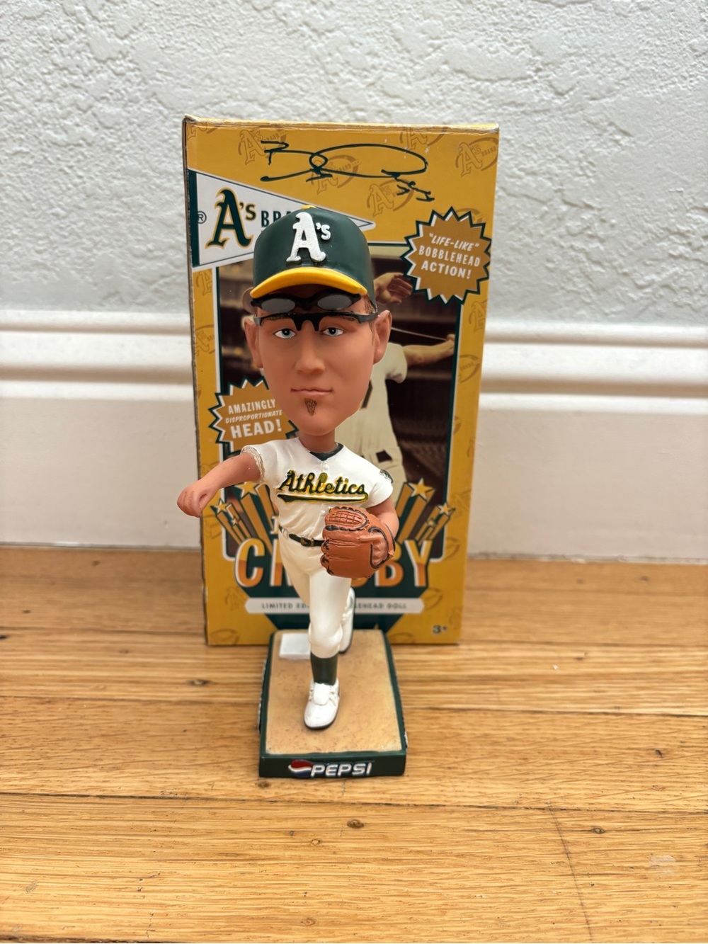 Oakland Athletics A’s Bobby Crosby Bobblehead 2005 SGA